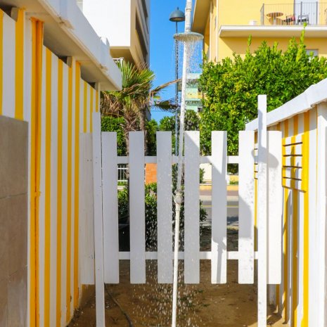 Plage privée de l'hôtel Elios