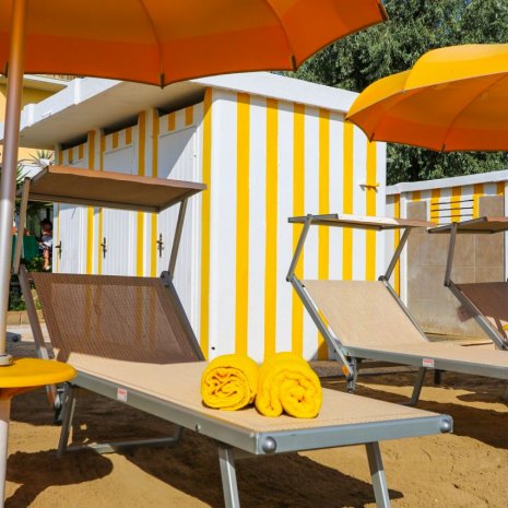 Plage privée de l'hôtel Elios