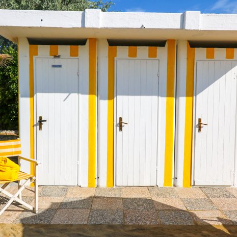 Plage privée de l'hôtel Elios