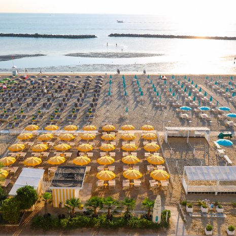 Plage privée de l'hôtel Elios