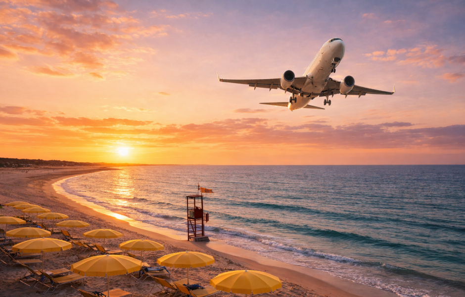 Vous arrivez en avion à Rimini ?